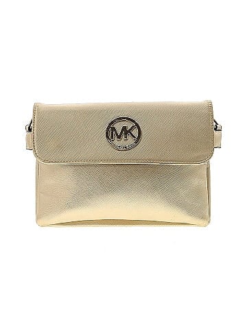 MICHAEL Michael Kors Leather Clutch (view 1)