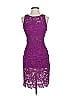 ML Monique Lhuillier Purple Cocktail Dress Size 0 - photo 1