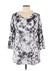 Logo By Lori Goldstein 3/4 Sleeve Top