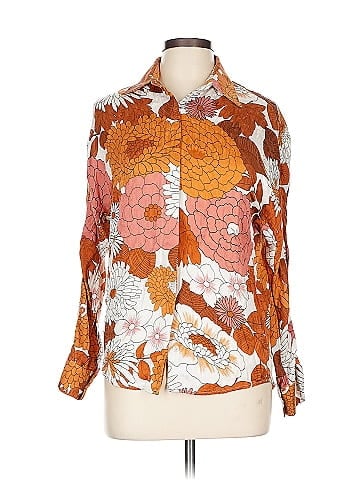Dodo Bar Or Long Sleeve Silk Top (view 1)