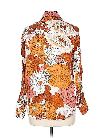 Dodo Bar Or Long Sleeve Silk Top (view 2)