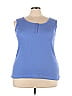Roaman's Blue Sleeveless T-Shirt Size 22 - photo 1