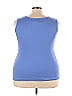 Roaman's Blue Sleeveless T-Shirt Size 22 - photo 2
