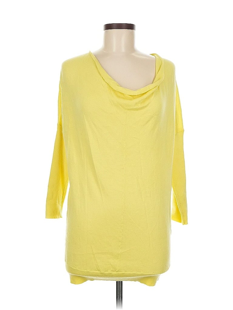 Pre-owned Ann Taylor Pullover Sweater In Yellow
