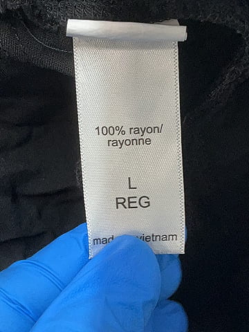 Maurices 100% Rayon Chevron-herringbone Black Dress Pants Size L