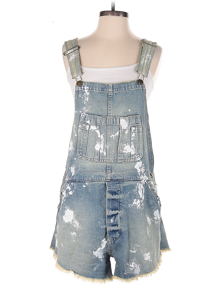 The Great. 100% Cotton Blue Overalls Size 1 - photo 1