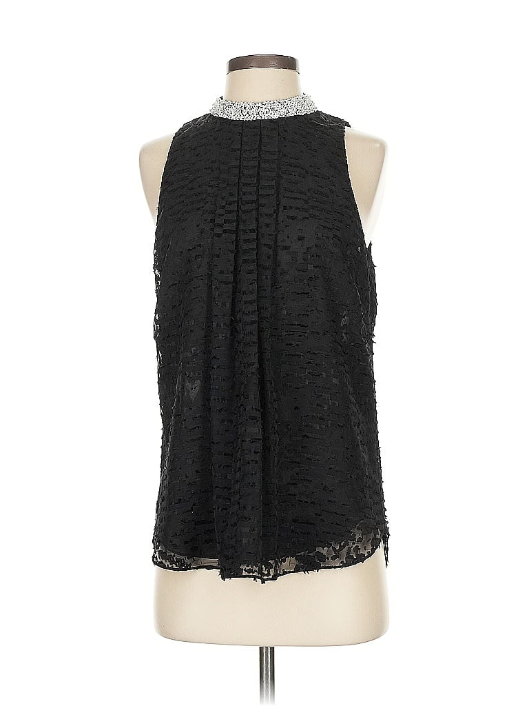Pre-owned Etcetera Sleeveless Blouse In Black