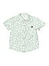 Gerber 100% Cotton Floral Green Short Sleeve Button-Down Shirt Size 3T - photo 1