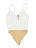 WAYF 100% Polyester Tan Bodysuit Size S - photo 1