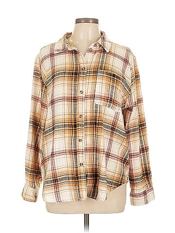 Love Tree Long Sleeve Button-Down Shirt (view 1)