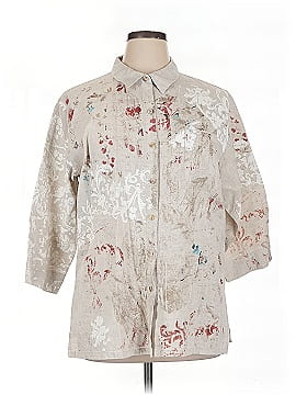 Chico's Design 3/4 Sleeve Button Down Shirt