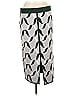 Eva Mendes by New York & Company Graphic Gray Casual Skirt Size L - photo 2