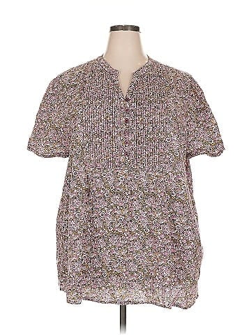 Woman Within Short Sleeve Blouse (view 1)