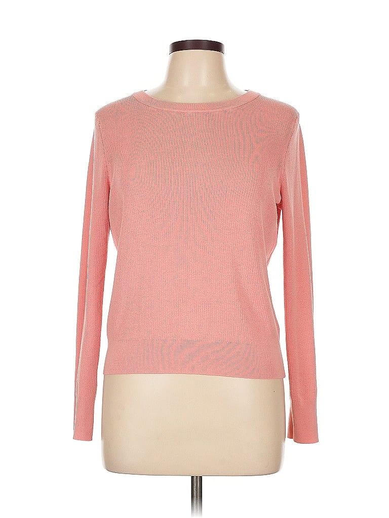 Pre-owned Ann Taylor Pullover Sweater In Pink
