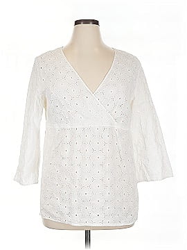 Sigrid Olsen 3/4 Sleeve Blouse