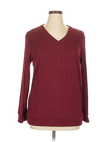 Perfect Peach Pullover Sweater (view 1)