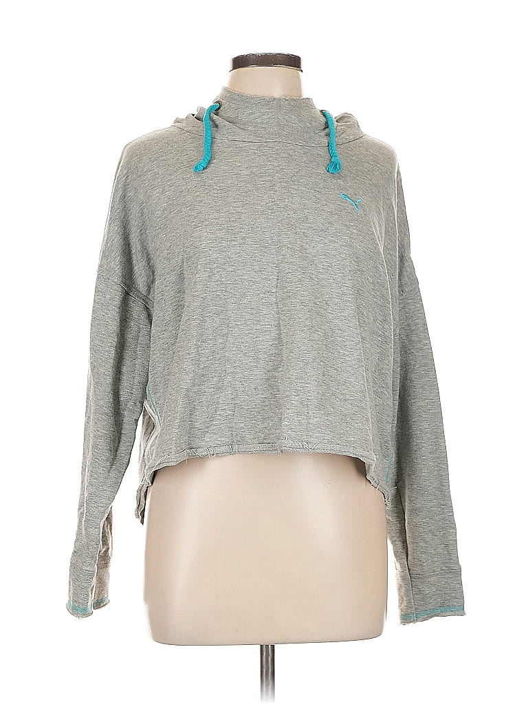 Pre-owned Puma Pullover Sweater In Gray