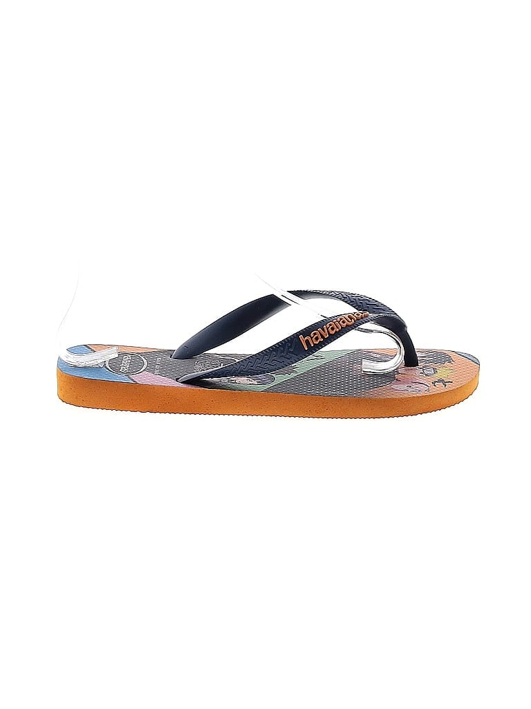 Pre-owned Havaianas Flip Flops In Blue