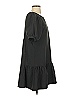 Lea & Viola Solid Gray Casual Dress Size S - photo 4