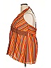 Venezia Orange Sleeveless Blouse Size 26 - photo 4
