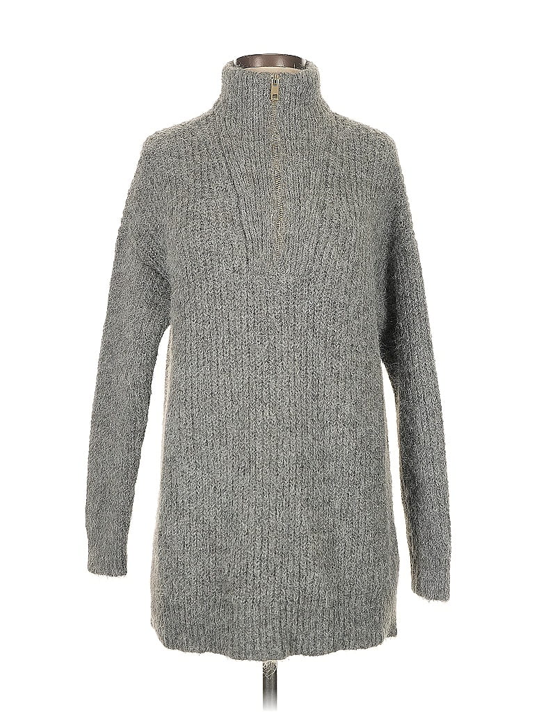 Pre-owned Express Pullover Sweater In Gray