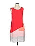 BCBGMAXAZRIA 100% Polyester Color Block Red Casual Dress Size 2 - photo 1