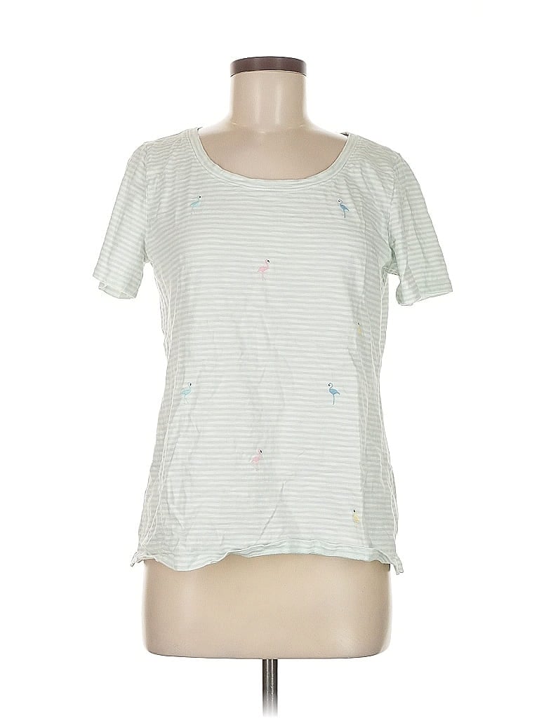 Talbots Outlet 100% Cotton Green Short Sleeve T-Shirt Size M - photo 1