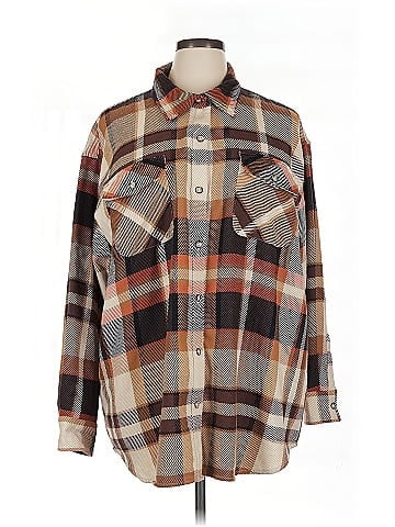 Natural Reflections Long Sleeve Button-Down Shirt (view 1)