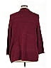 August Silk Burgundy Cardigan Size 1X - photo 2