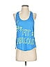 Lucky in Love Blue Tank Top Size S - photo 1