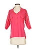 Tiny Pink 3/4 Sleeve Blouse Size S - photo 1
