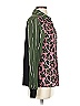 Tiny 100% Rayon Animal Print Green Long Sleeve Blouse Size XS - photo 3