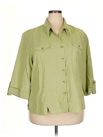 DressBarn 3/4 Sleeve Button-Down Shirt (view 1)