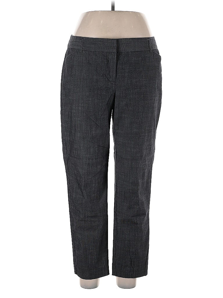 Pre-owned Van Heusen Dress Pants In Gray