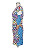 Mara Hoffman Graphic Blue Casual Dress Size L - photo 4