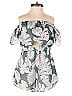 Superdown 100% Polyester Tropical Green Romper Size XS - photo 1