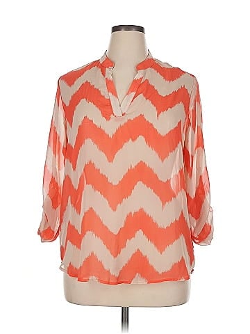 No Boundaries 3/4 Sleeve Blouse (view 1)