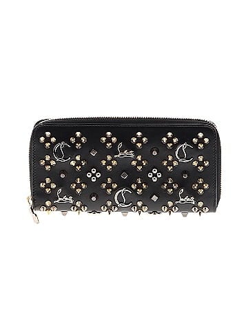 Christian Louboutin Leather Panettone Loubinthesky Spike Wallet (view 1)
