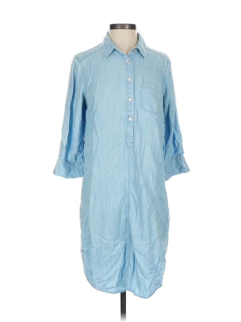 Pre-owned Foxcroft Casual Dress In Blue