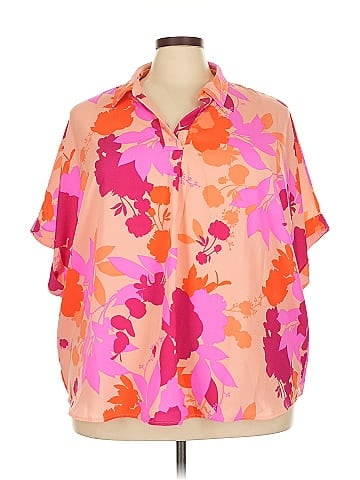 White Birch Short Sleeve Blouse (view 1)