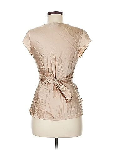 Express Design Studio Short Sleeve Silk Top (view 2)