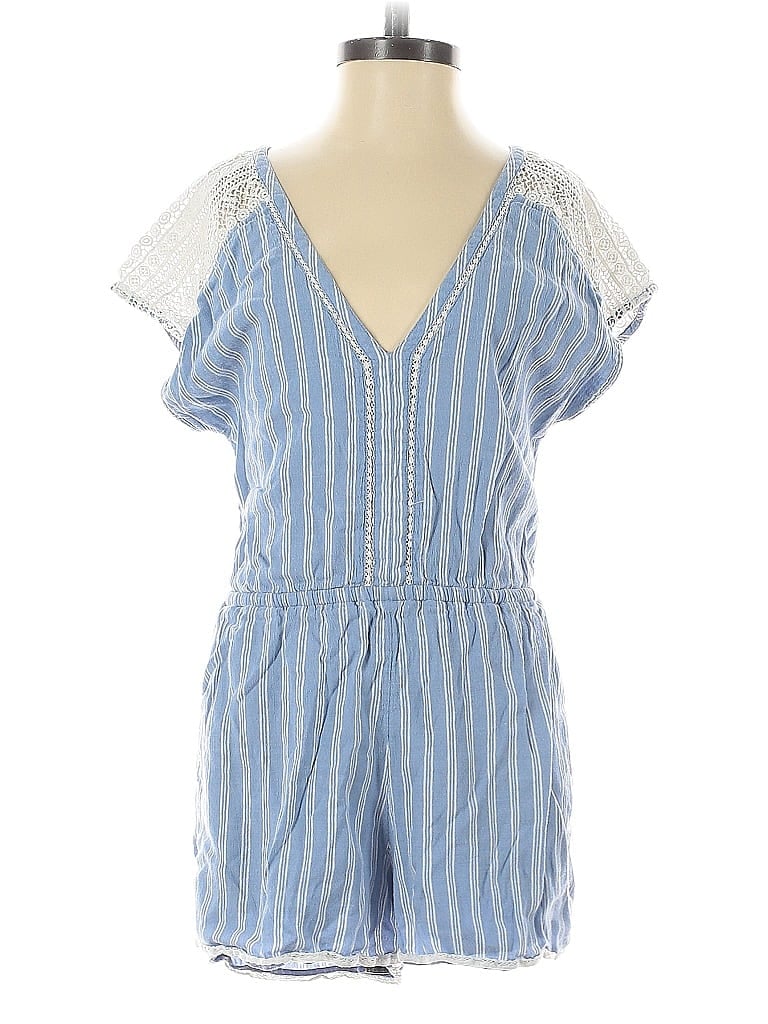 Pre-owned Abercrombie & Fitch Romper In Blue