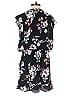 Ann Taylor LOFT 100% Viscose Floral Black Romper Size XS - photo 2