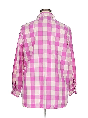 Woman Within Long Sleeve Button-Down Shirt (view 2)
