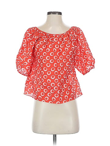 Corey Lynn Calter Short Sleeve Silk Top (view 1)