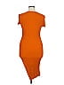 A.L.C. 100% Polyester Orange Casual Dress Size XL - photo 2