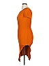 A.L.C. 100% Polyester Orange Casual Dress Size XL - photo 4