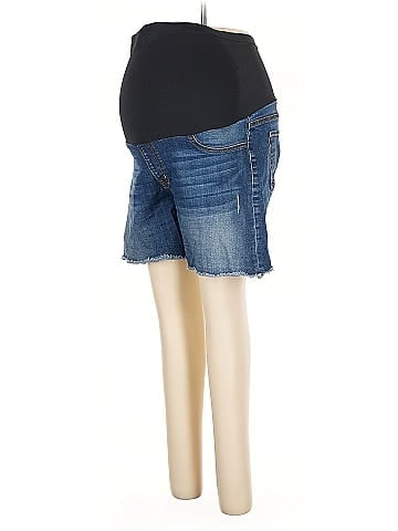 Just Black Denim Shorts (view 1)