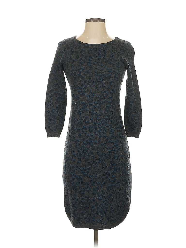 Pre-owned Ann Taylor Loft Casual Dress In Gray