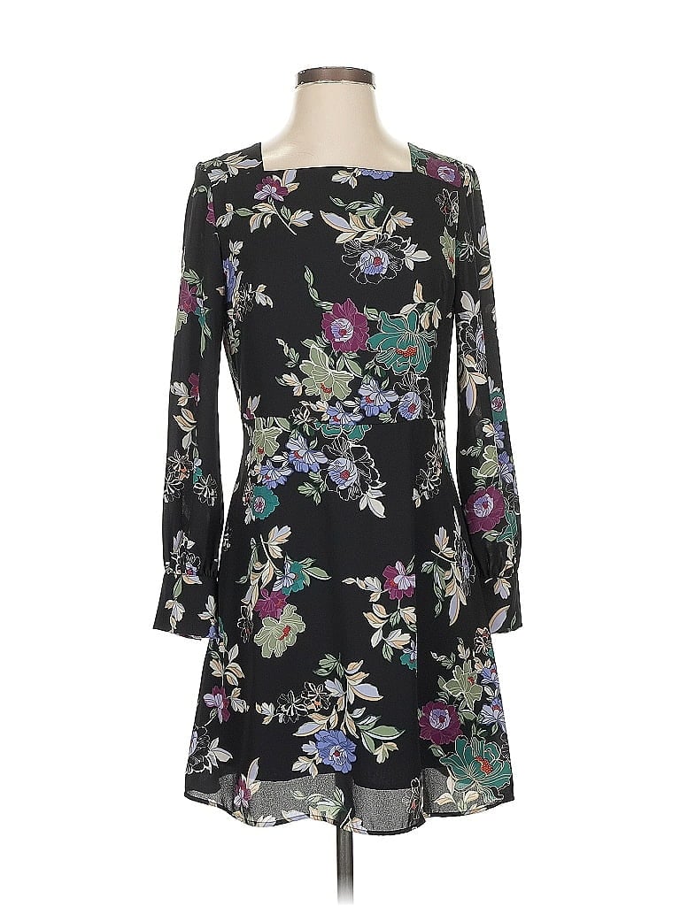 Pre-owned Ann Taylor Loft Casual Dress In Black